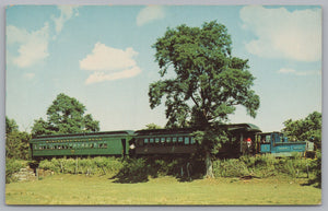 The Strasburg Railroad, Vintage Post Card.