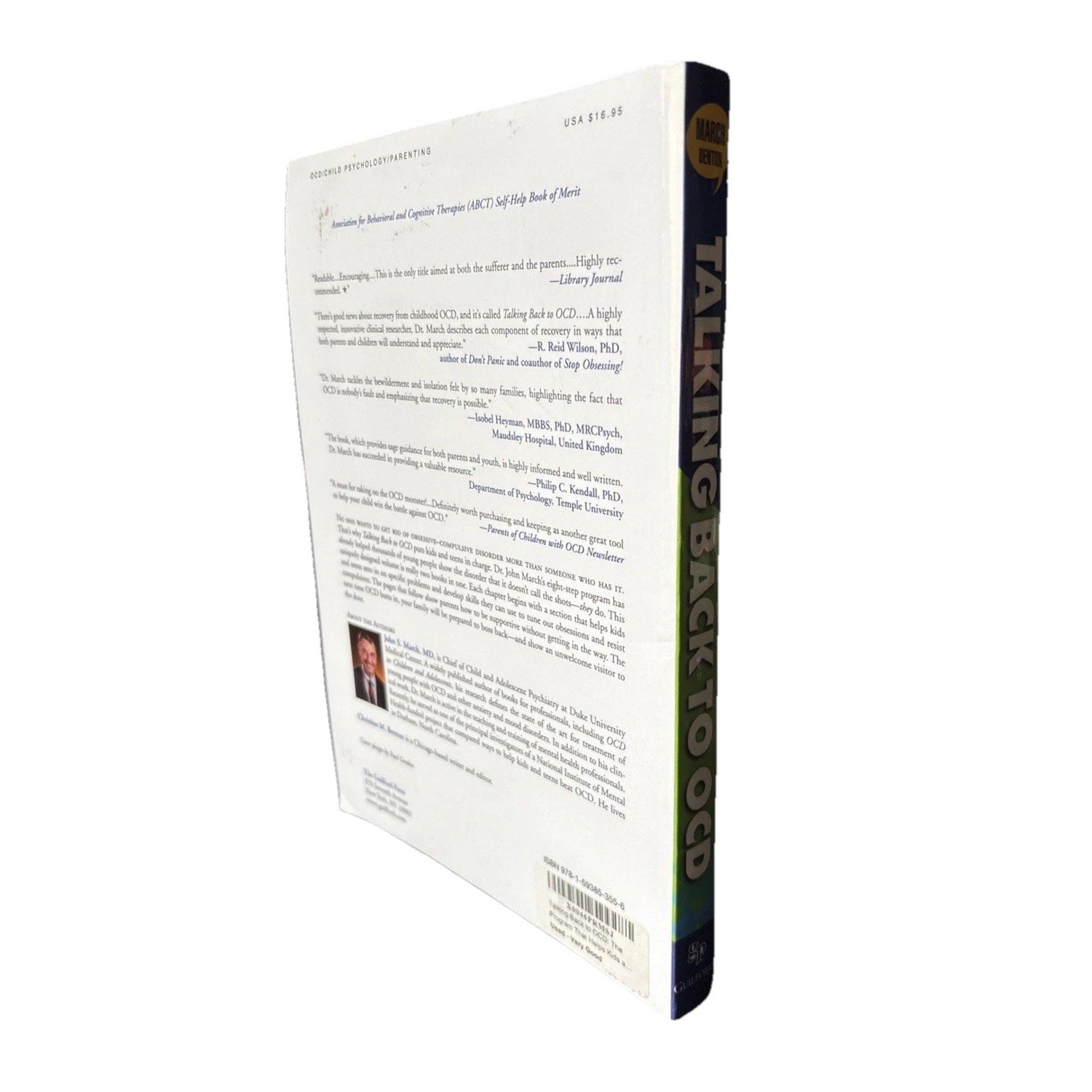 Talking Back to OCD By John S March MD-Softcover NEW