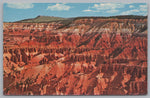 Cedar Breaks, National Monument, Utah, Vintage Post Card.