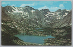 Arapahoe Glacier, Goose Lake, Vintage Post Card.