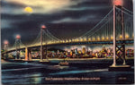 Oakland Bay Bridge Illuminated At Night, San Francisco, California PC