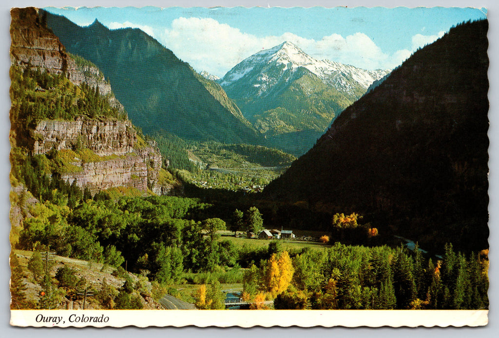Ouray, Colorado, USA, Vintage Post Card