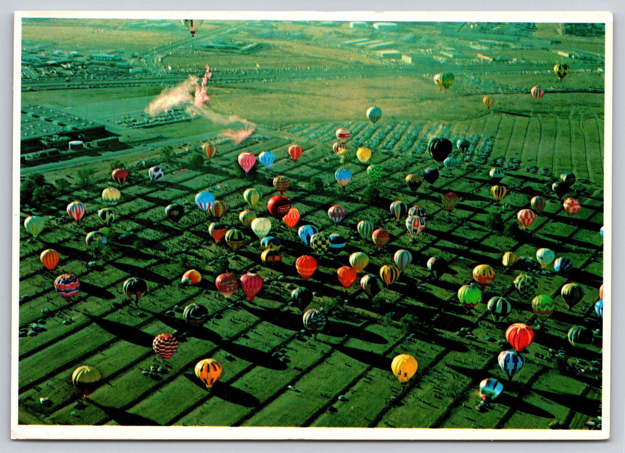 Hot Air Balloons World Capital, New Mexico, Vintage Post Card