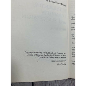 One Heartbeat Away; Presidential Disability and Succession - 1968 First Printing