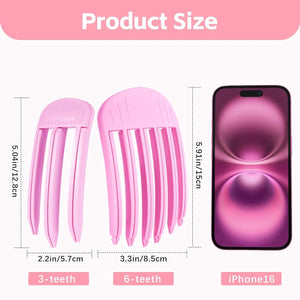 2PCS Volumizing Hair Clips, Hair Volume, Fluffy Bangs, Clip Styling Combs,