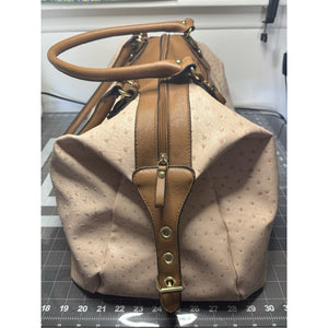 Bueno Weekender Faux Leather Travel Carry-On Pink/Brown Large Bag