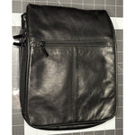 Buxton Genuine Leather Black Shoulder Slingback Hand Bag Purse
