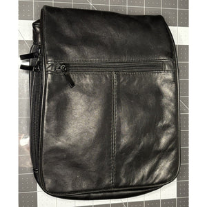Buxton Genuine Leather Black Shoulder Slingback Hand Bag Purse