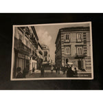 Vintage Aversa Via Roma People Walking City Streets & Stores RPPC