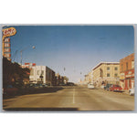Main Street, Burley, Idaho, Vintage Post Card.