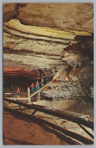 Saltpetre Vats And Booth Amphitheatre, Mammoth Cave, Vintage Post Card.