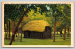 Thatched Roof Hut, Fort Raleigh, Roanoke Island, North Carolina, PC