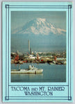 Tacoma and Mt. Rainer, Washington, Vintage Post Card