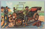 Journeys End, Signed, Reedstrom, Plains & Desserts, Covered Wagon PC