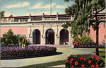 Entrance To The Ringling Art Museum, Sarasota, Florida, USA, Vintage Post Card