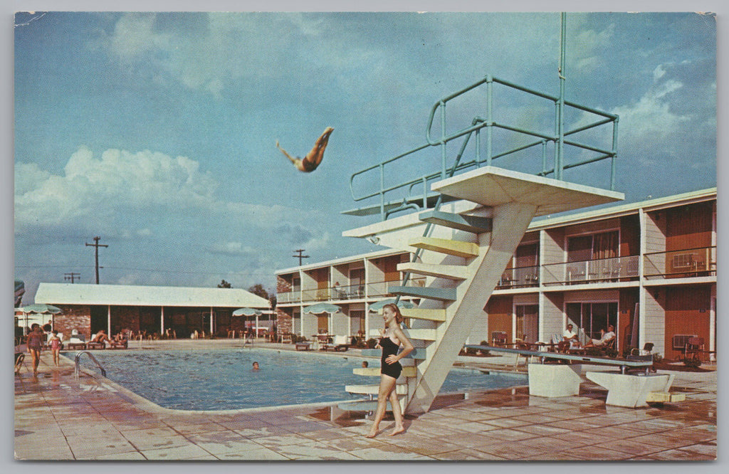 Howard Johnson’s Motor Lodge, Augusta, Georgia, USA, Vintage Post Card.