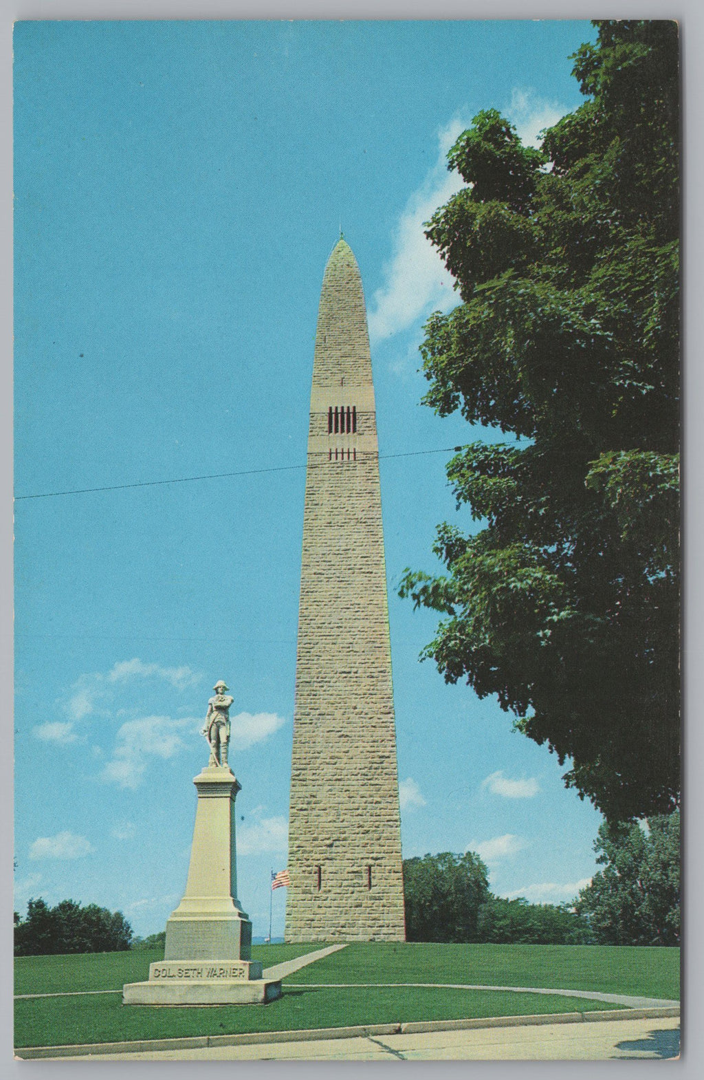 Bennington Battle Monument, Old Bennington, Vermont, VTG PC