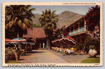 East Entrance Of The Desert Inn, Palm Springs, California, USA, Vintage Post Card