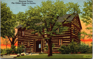 Newcom Tavern, The Oldest House In Dayton, Ohio, USA, Vintage PC