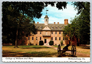 College Of William And Mary, Williamsburg, Virginia, VTG PC