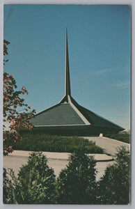 North Christian Church, Columbus, Indiana, USA, Vintage Post Card