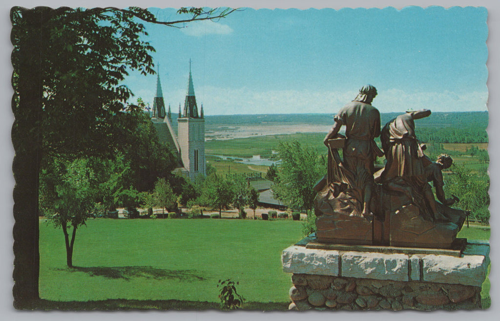 Martyrs Shrine, Midland, Ontario, Canada, Vintage Post Card.