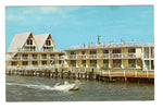 The Chalet Apartment Motel, 10th Street on the Bay Front, Ocean City, Vintage Post Card