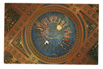 Passing of the Hours Painting, Vintage Post Card.
