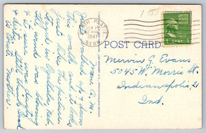Lincoln County Court House, North Platte, Nebraska, USA, Vintage Post Card