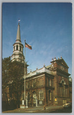 Christ Church In Philadelphia, Vintage Post Card.