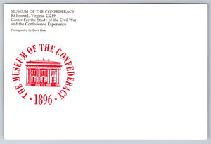 Museum Of The Confederacy, Vintage Post Card