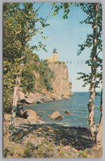 Split Rock Lighthouse, Two Harbors Minnesota, Vintage Post Card.