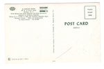 El Rancho Motel, Elf Street at Erwin Road, Durham North Carolina, Vintage Post Card