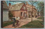 The Margaret Hunter Shop And The Golden Ball, Williamsburg, Vintage Post Card