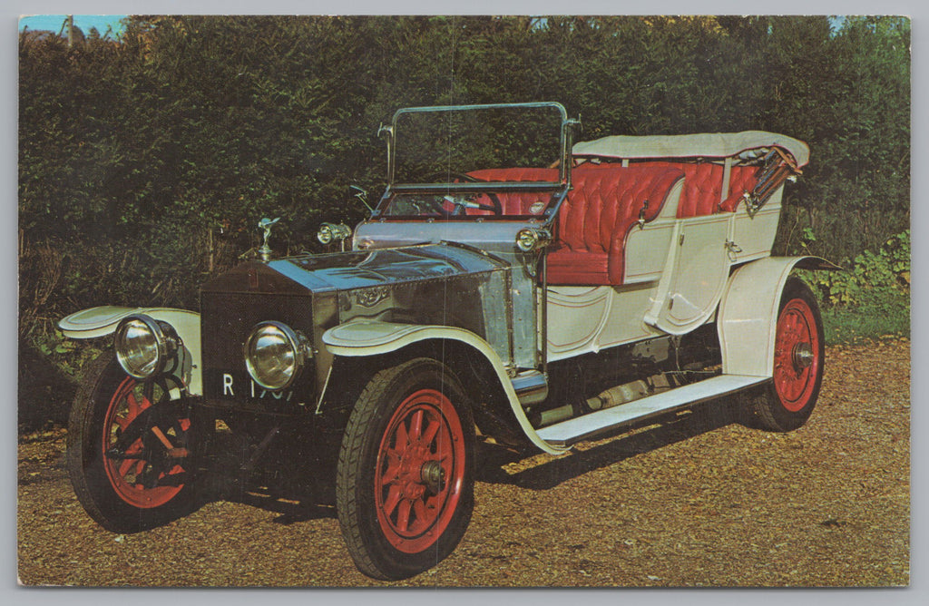 A 1909 Rolls-Royce, Silver Ghost, Montago Motor Museum, Beaulieu, England, VTG PC