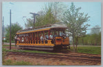Connecticut Electric Railway Trolley Museum, Warehouse Point, USA, Vintage Post Card.