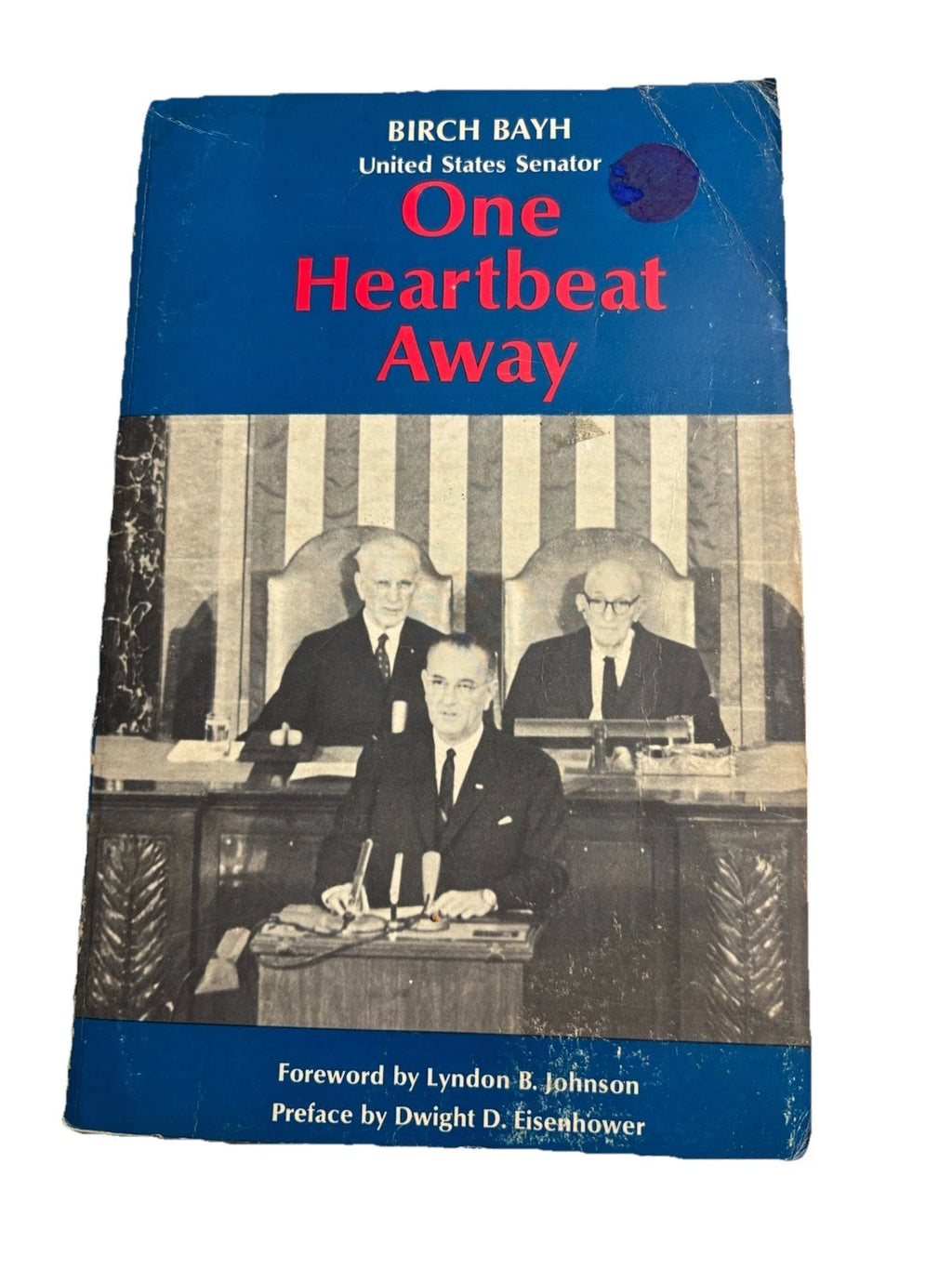 One Heartbeat Away; Presidential Disability and Succession - 1968 First Printing (Paperback)