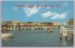 Greeting Card From Municipal Marina, Stone Harbor, New Jersey, USA, Vintage Post Card