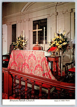 Bruton Parish Church, Vintage Post Card