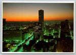 Downtown New Orleans, Nighttime, Vintage Post Card