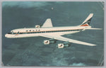 Delta Airplane, Douglas DC-8 Fanjet Vintage Post Card.