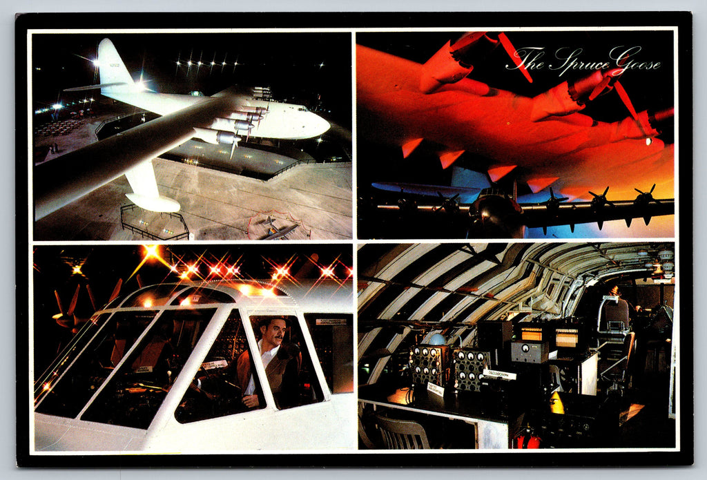 The Spruce Goose, Long Beach, California, Vintage Post Card