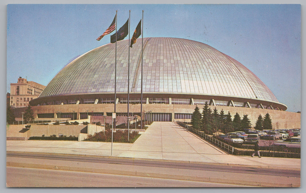Pittsburgh New Civic Auditorium, Pennsylvania, Vintage Post Card.