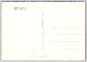 Ludwigsburb, Schloss, Vintage Post Card