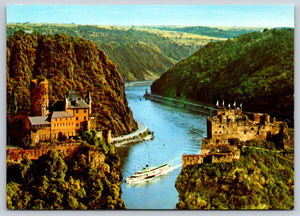 Rock Valley Of The Loreley, Vintage Post Card