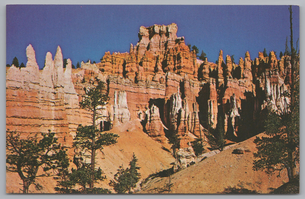 Queen’s Castle, Bryce National Park, Utah, USA, Vintage Post Card.