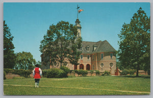 Colonial Capitol, Williamsburg, Virginia, USA, Vintage Post Card.