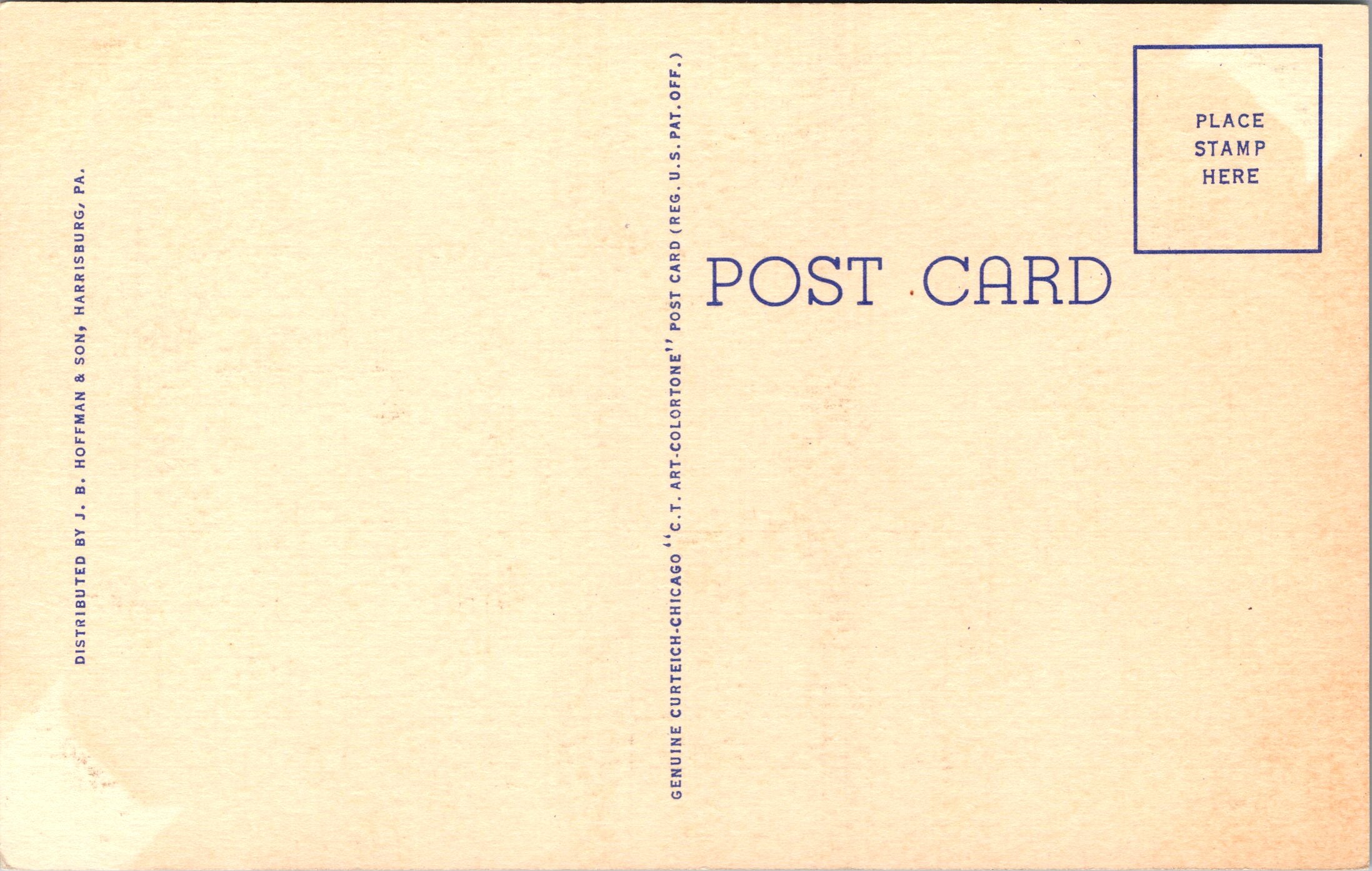 Susquehanna River Bridge, Pennsylvania Turnpike, Vintage Post Card