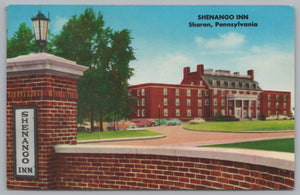 Shenango Inn, Sharon, Pennsylvania, USA, Vintage Post Card.
