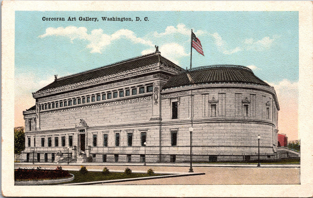 Corcoran Art Gallery, Washington DC, USA, Vintage Post Card